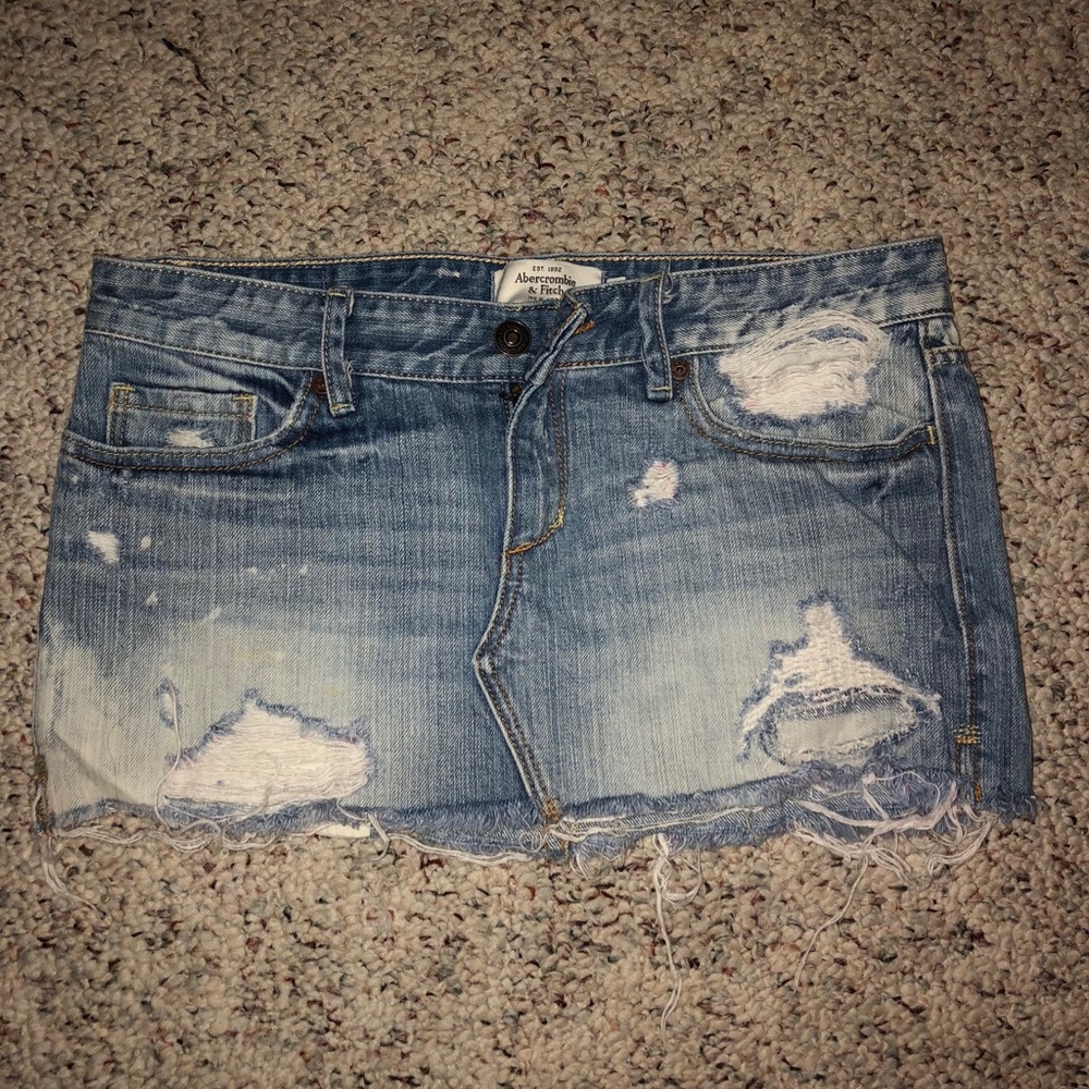 Abercrombie and Fitch jean mini skirt